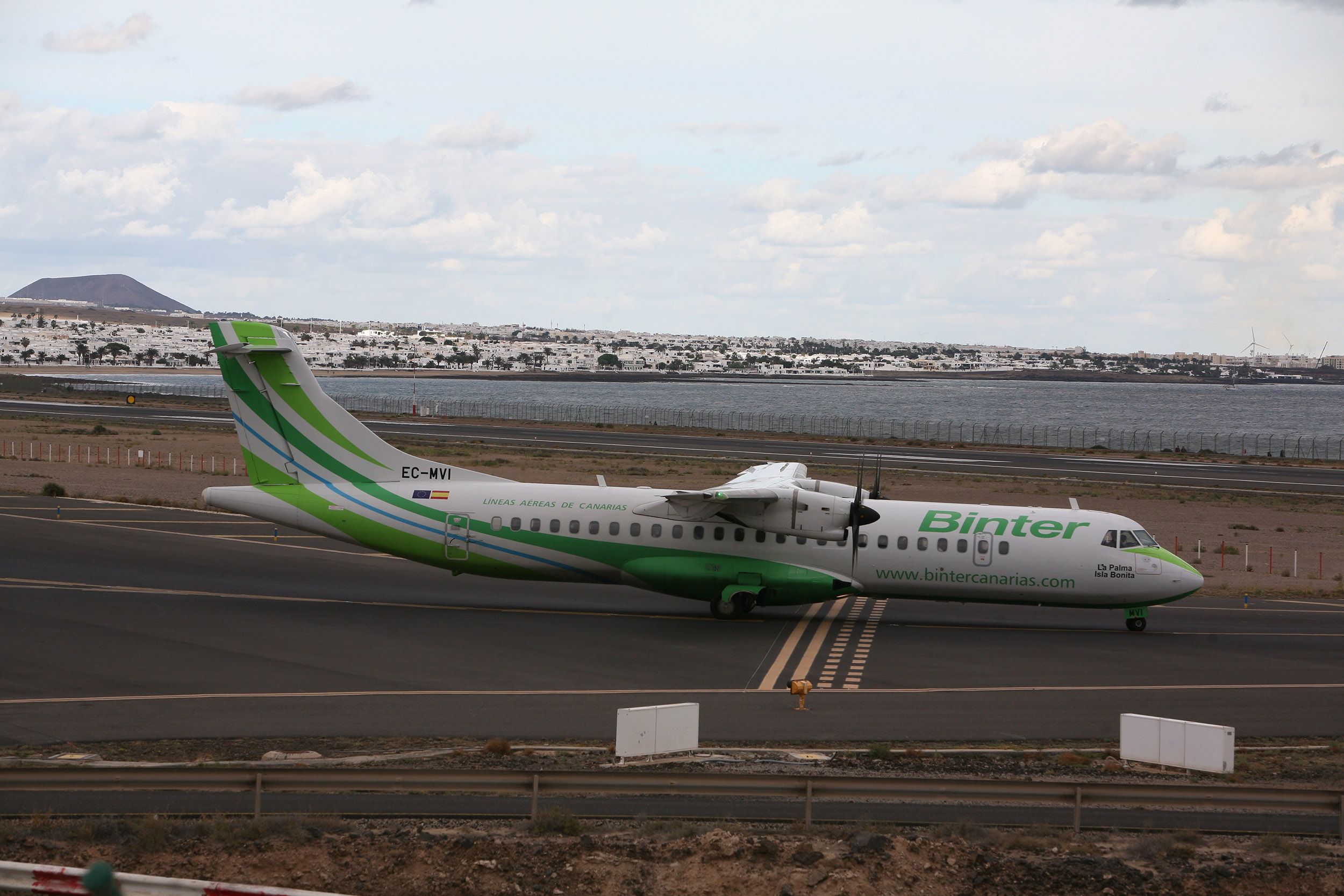 Avión de la aerolínea Binter