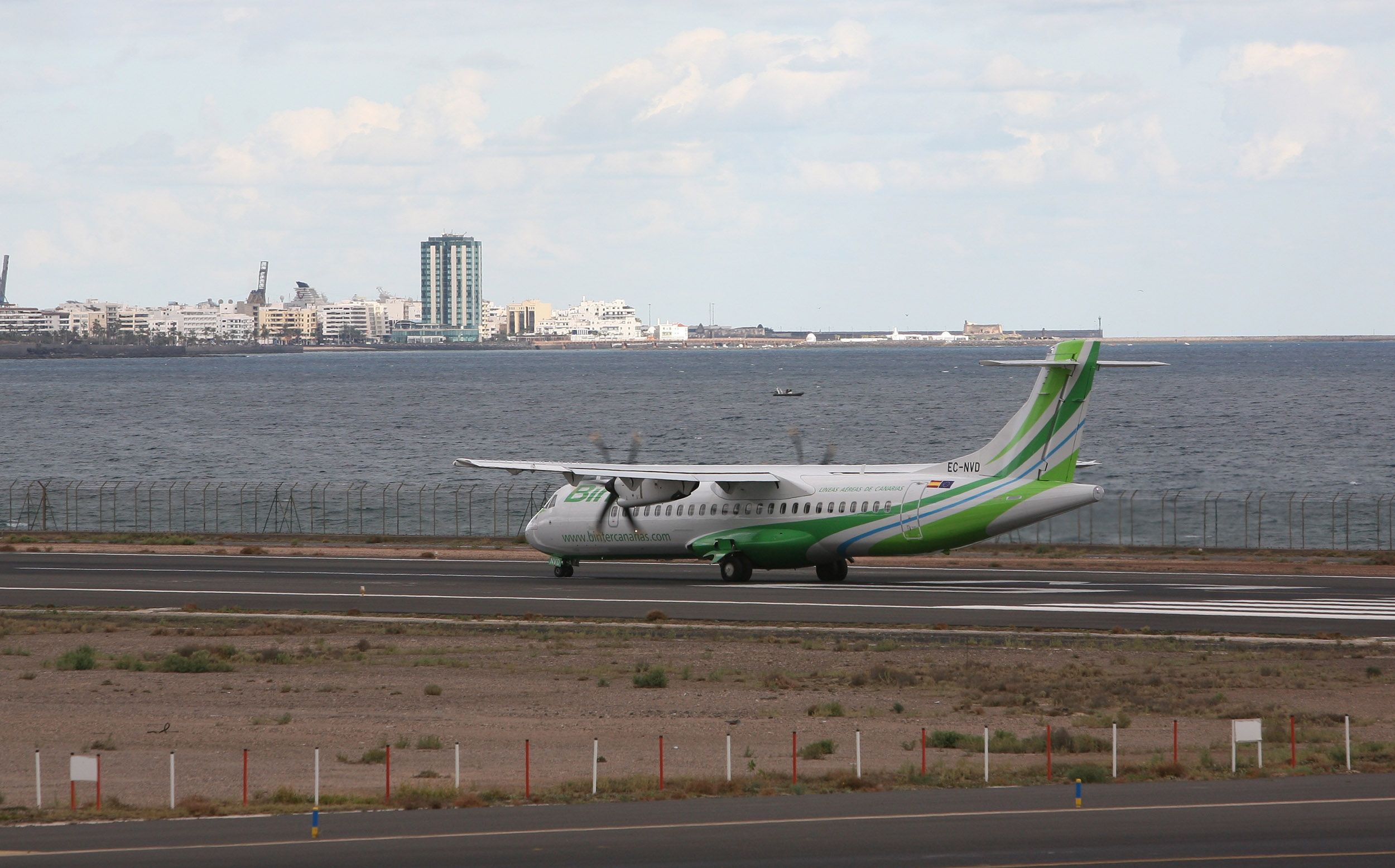 Avión de la aerolínea Binter