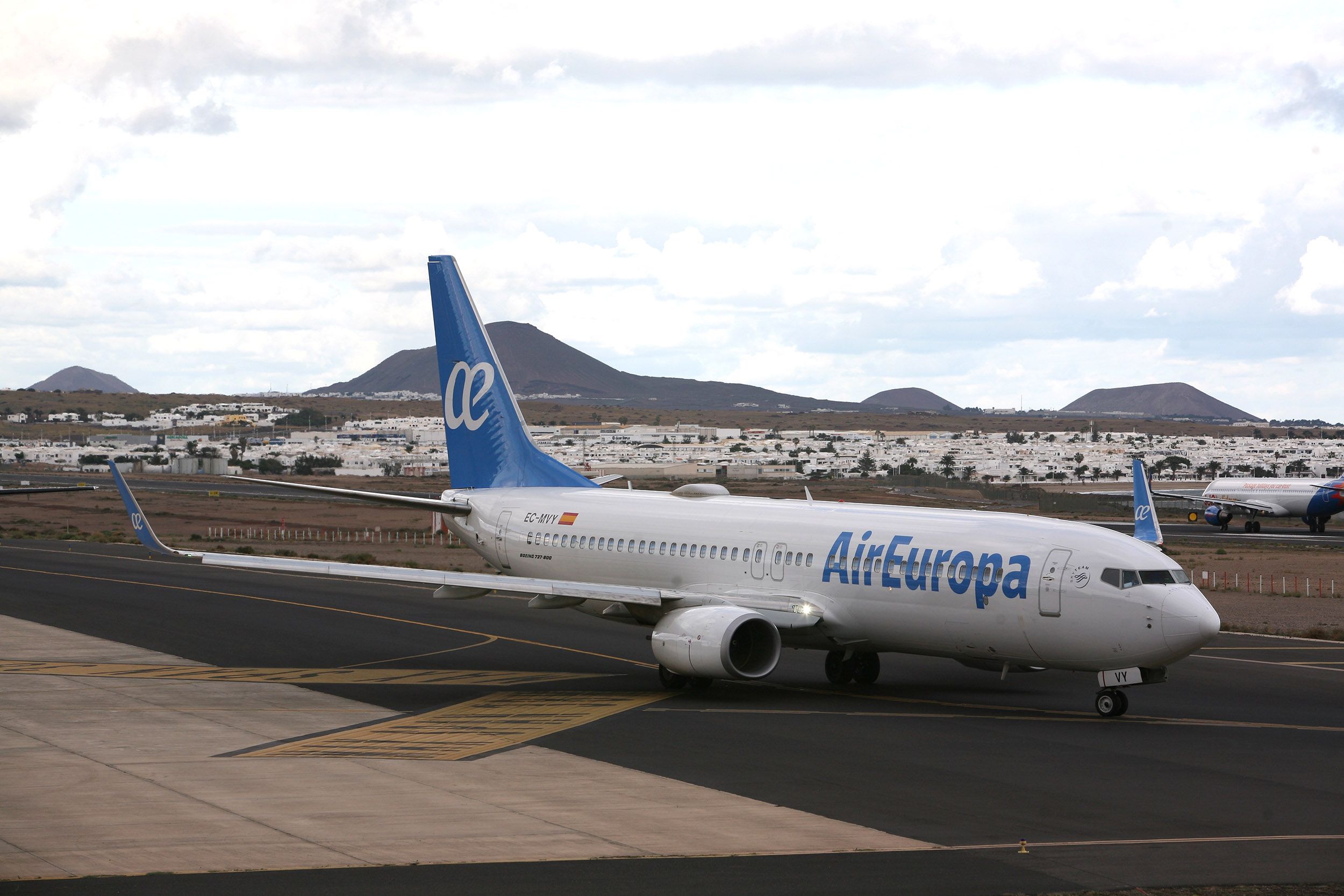 Avión de la aerolínea Air Europa