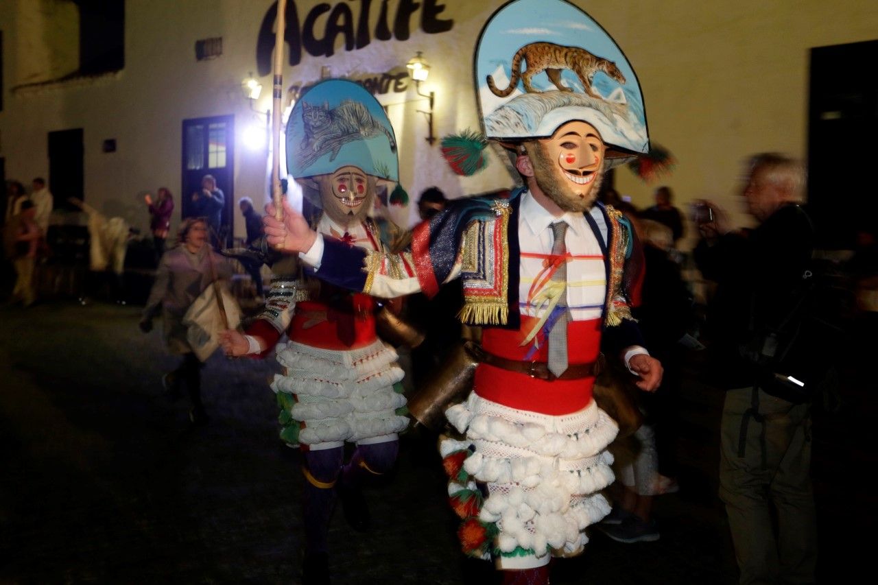 Los Peliquerios en el carnaval tradicional de Teguise