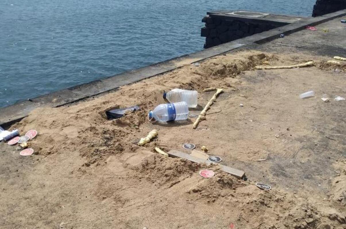 Residuos en el Parque Islas Canarias