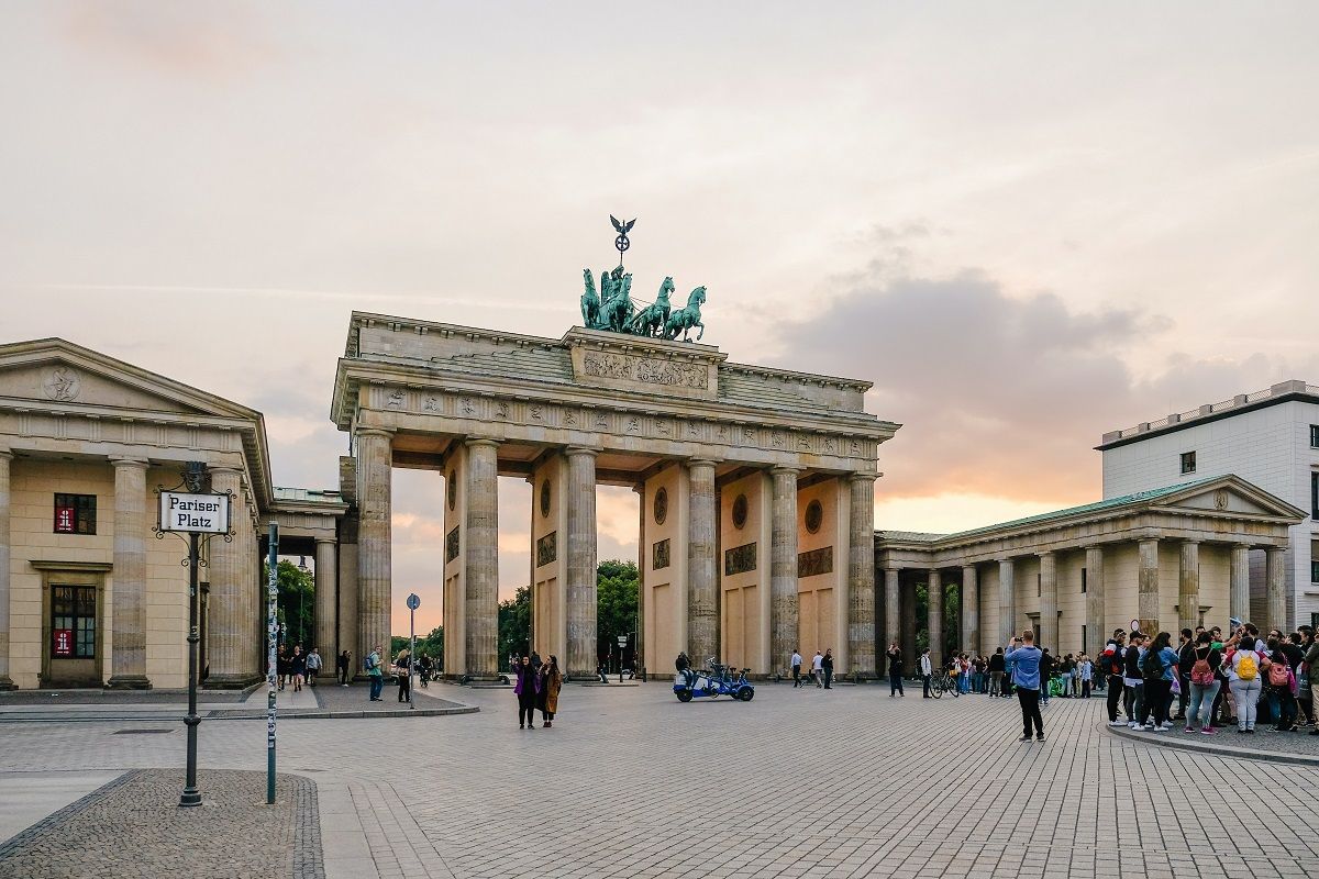 La puerta de Brandenburgo en Berlín