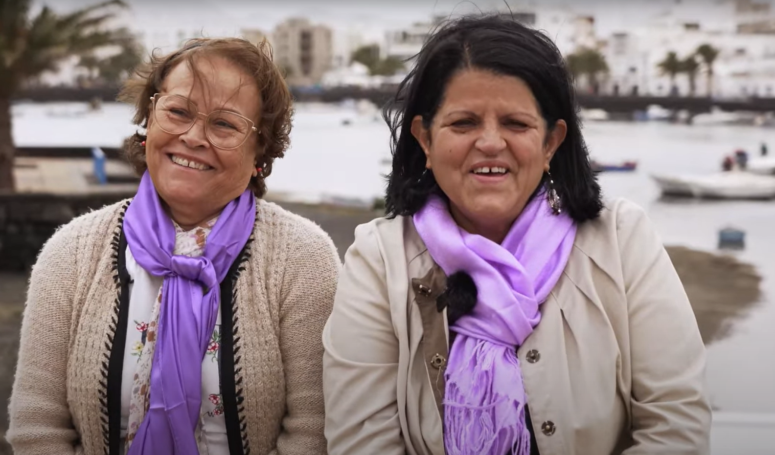 María (Malena) y Esperanza, dos de esas miles de mujeres que trabajaron como conserveras en Lanzarote