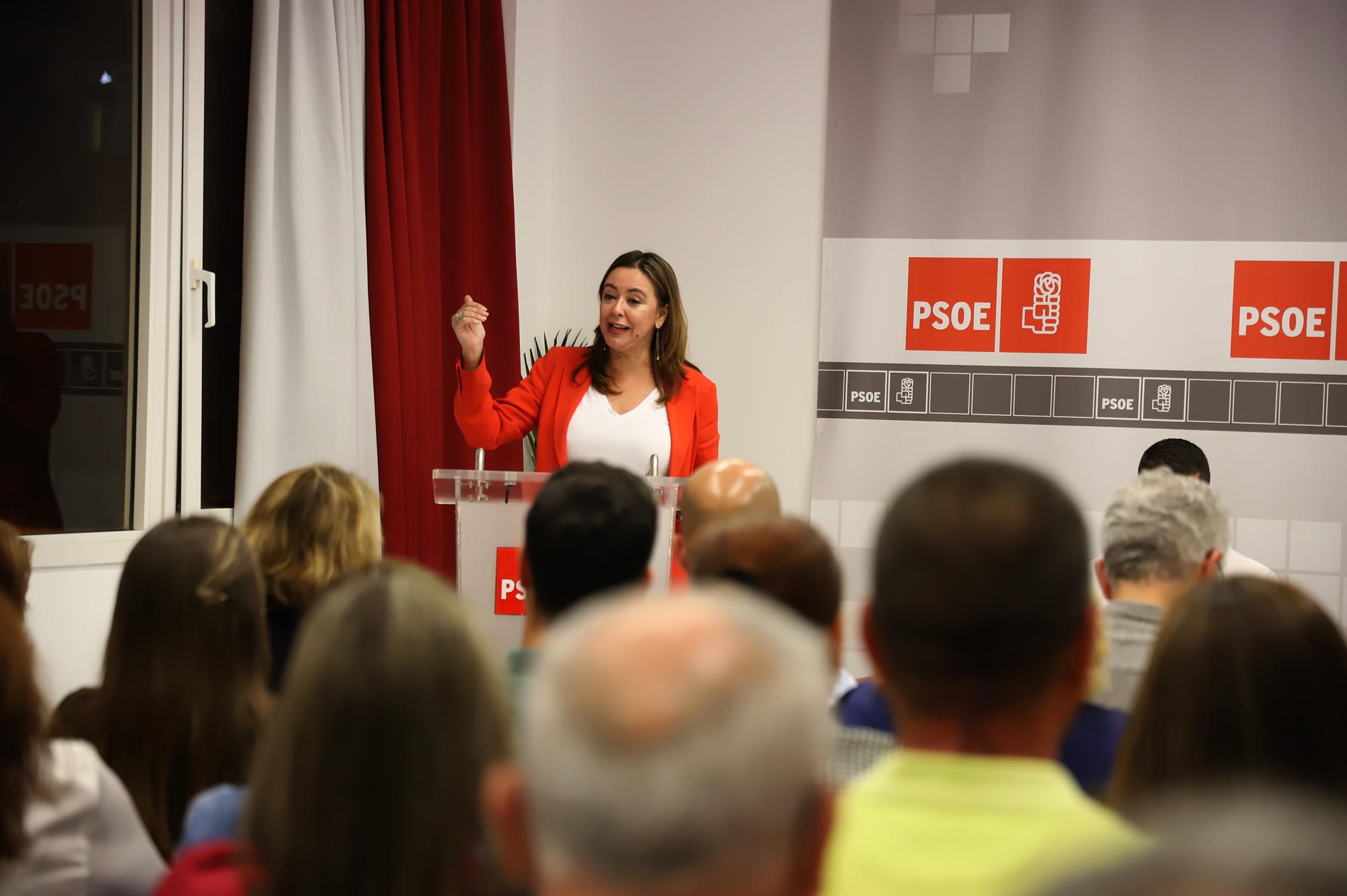 Los órganos de gobierno del PSOE durante la reunión para validar las listas Los órganos de gobierno del PSOE durante la reunión para validar las listas