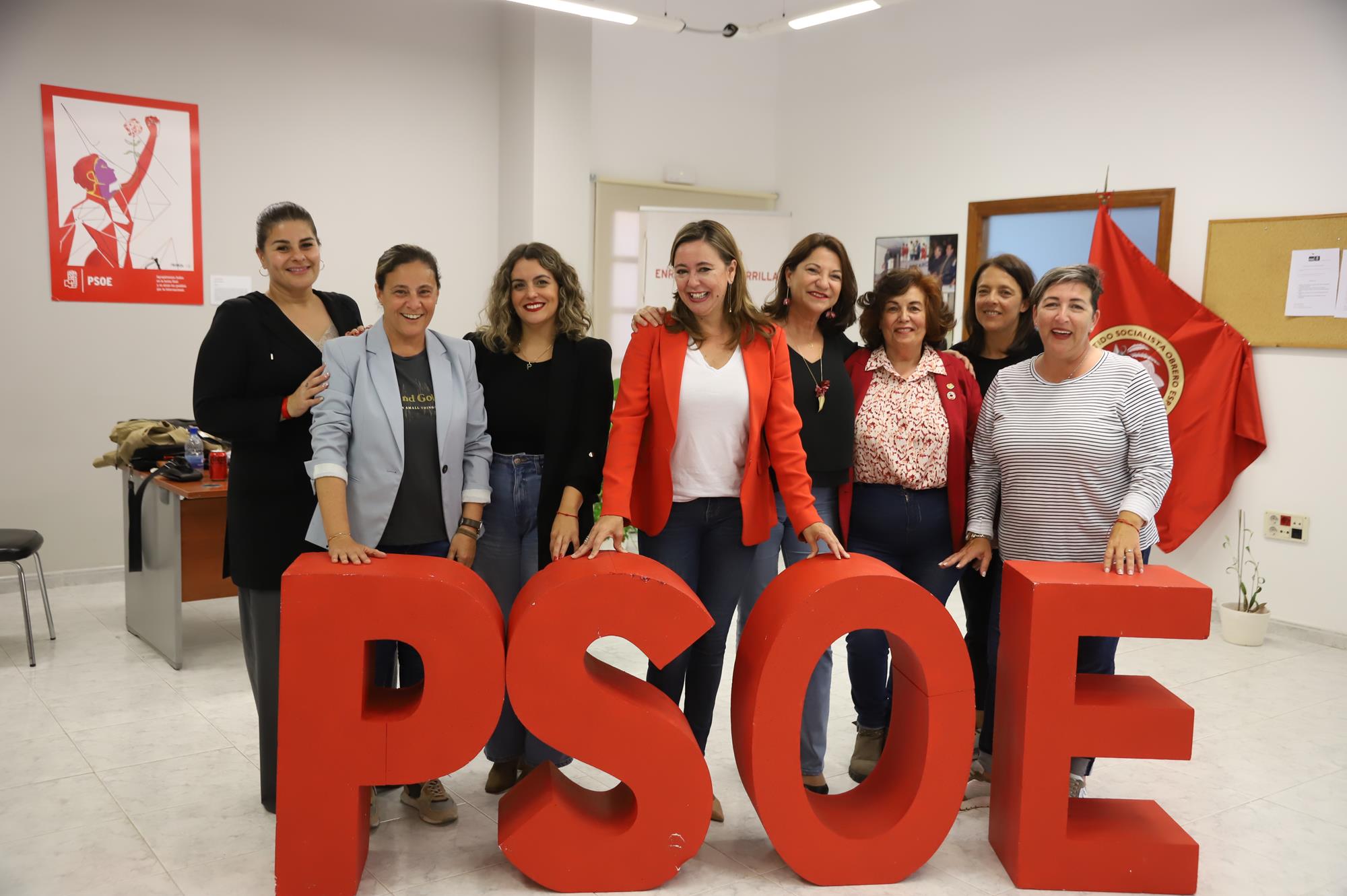 Los órganos de gobierno del PSOE durante la reunión para validar las listas Los órganos de gobierno del PSOE durante la reunión para validar las listas
