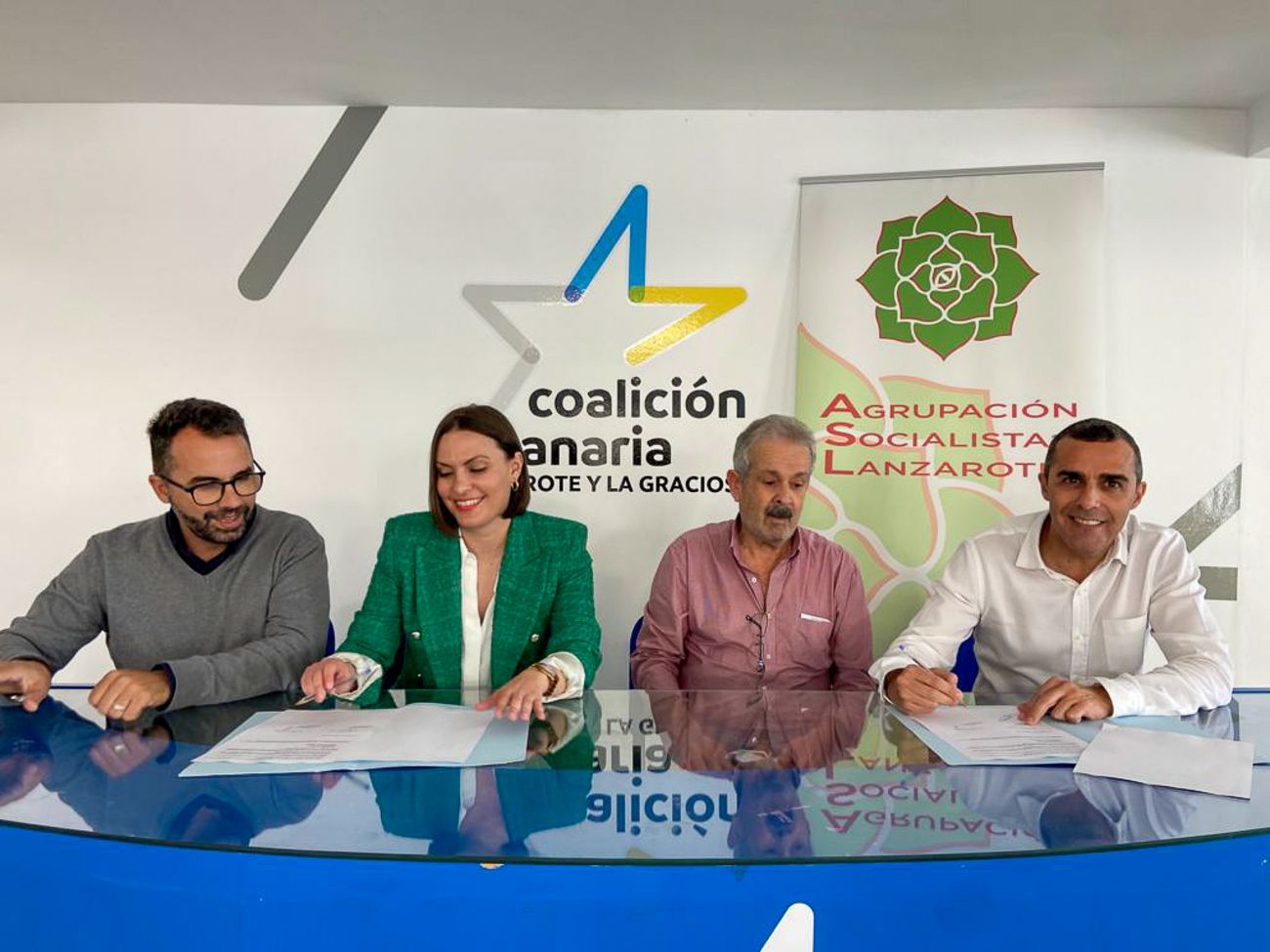CC y la Agrupación Socialista de Lanzarote