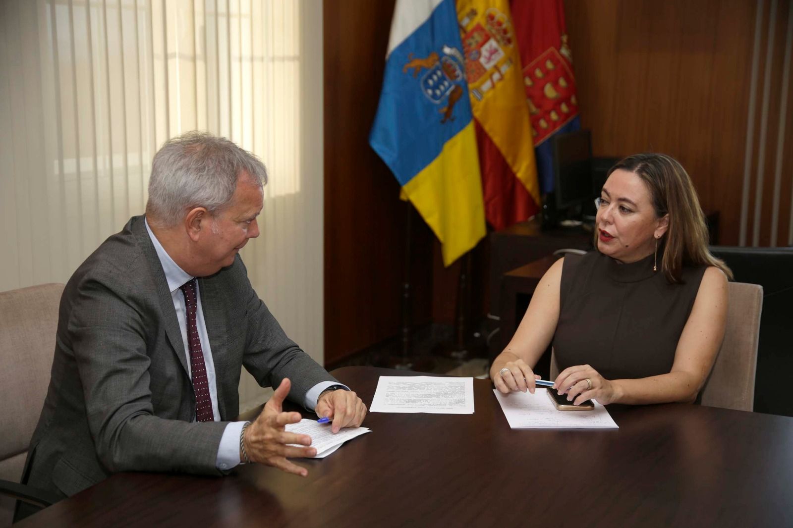 María Dolores Corujo y Sebastián Franquis