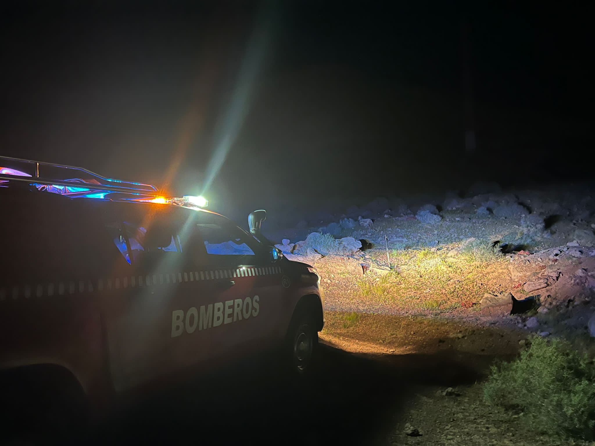 Bomberos en el rescate de Tahiche