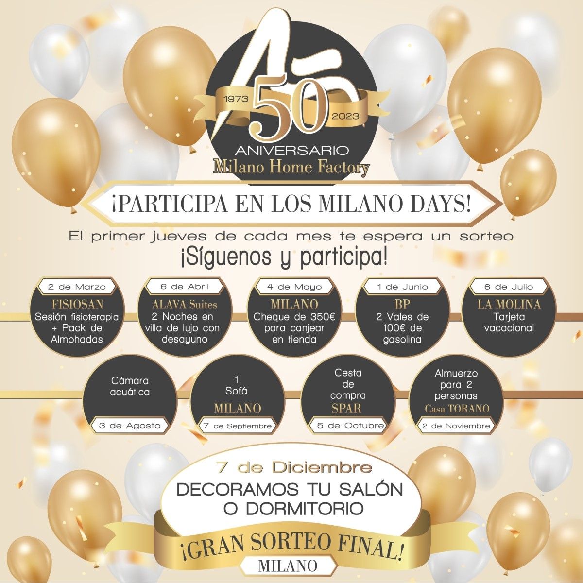 El Grupo Milano Lanzarote celebra su 50 Aniversario El Grupo Milano Lanzarote celebra su 50 Aniversario