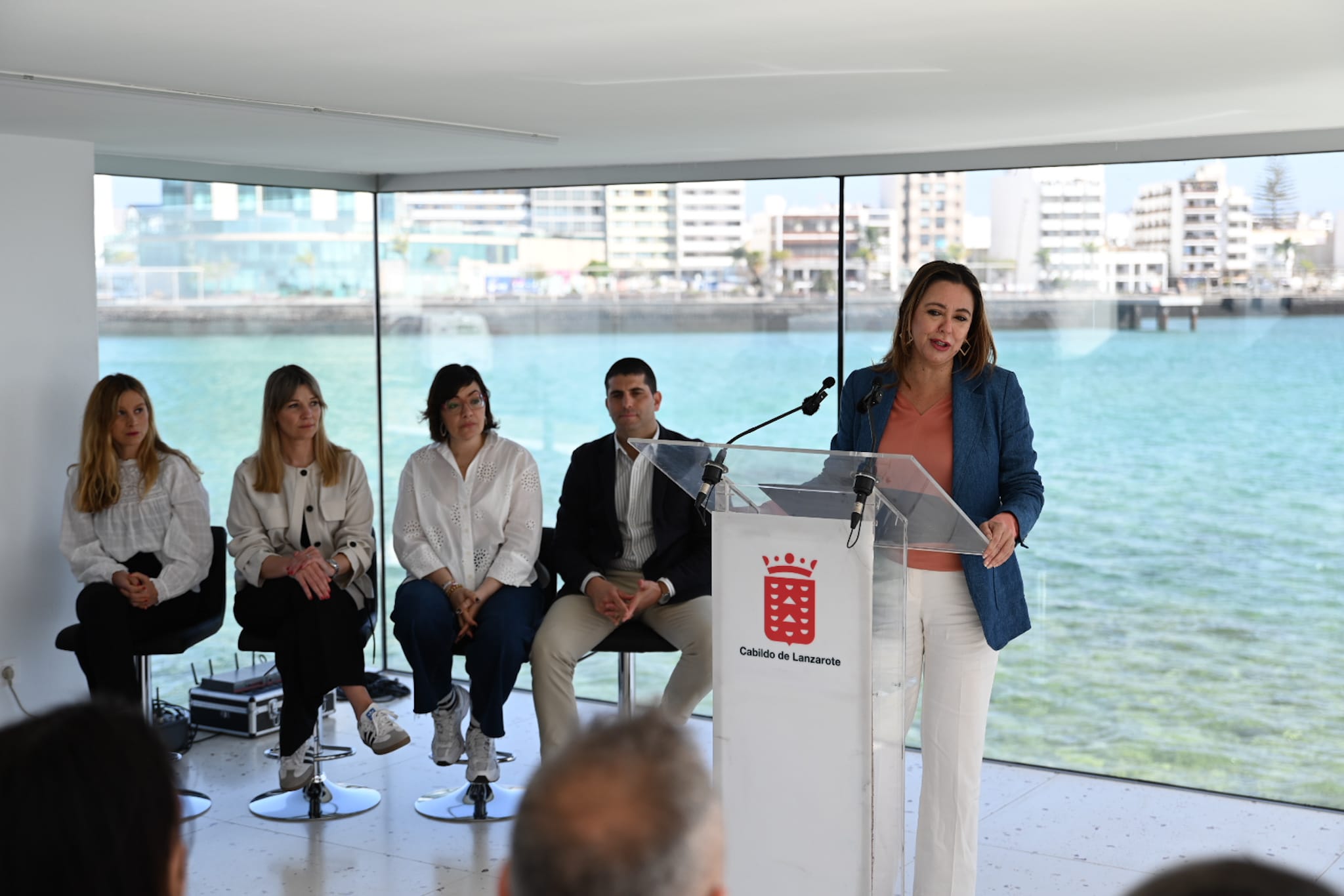 Presentación 'Go Islands Lanzarote' en el Islote Fermina