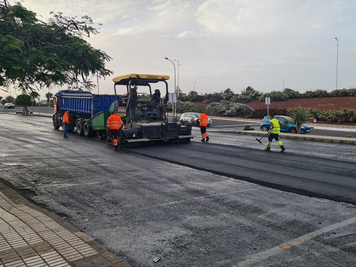 Inicio de las obras en Playa Honda