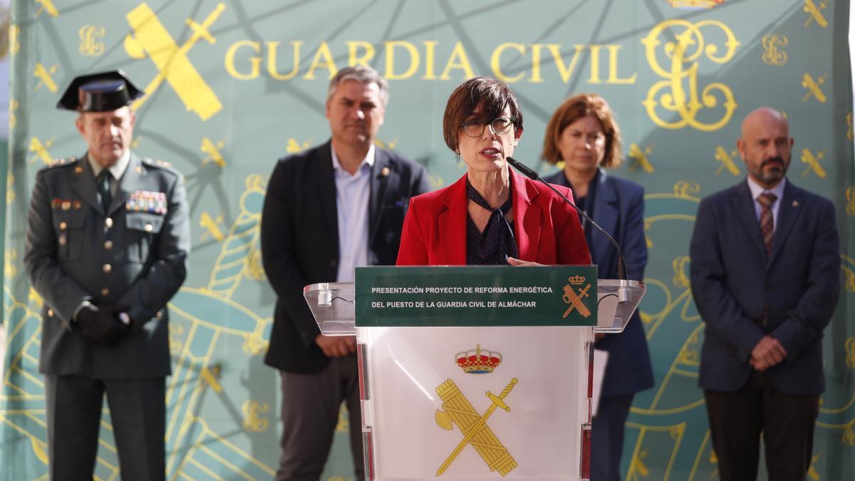 La exdirectora general de la Guardia Civil, María Gámez (Jorge Zapata/La Provincia)