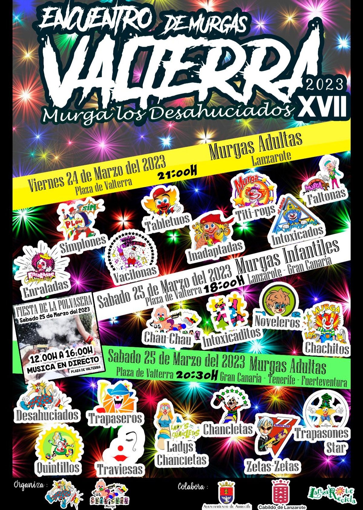 Cartel de El Encuentro de Murgas de Valterra