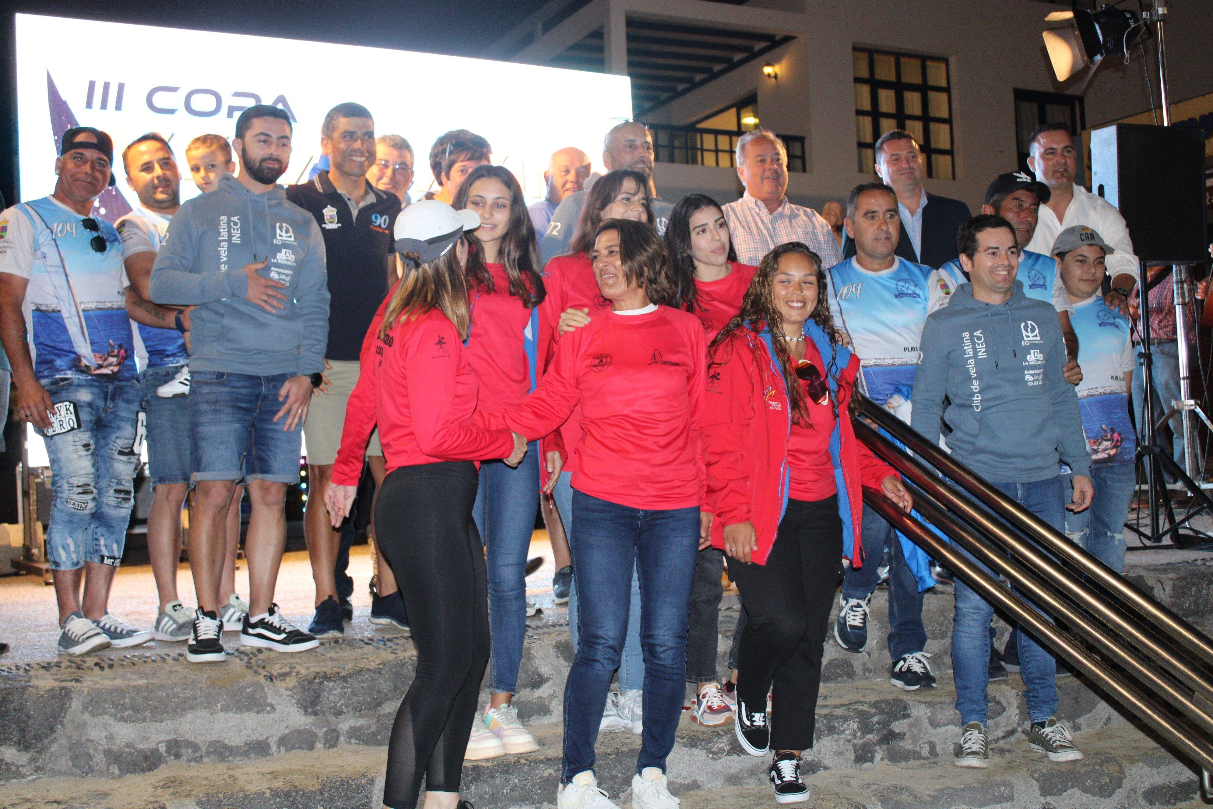 Familia del deporte de la Vela Latina de Yaiza