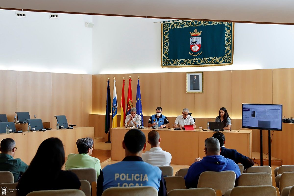 Presentación de la página web de la Policía Local de Tías