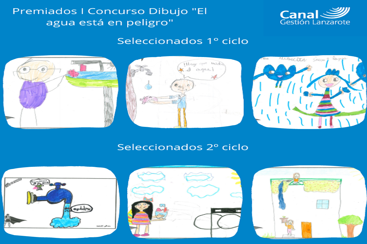 Los ganadores del I Concurso de Dibujo CGL