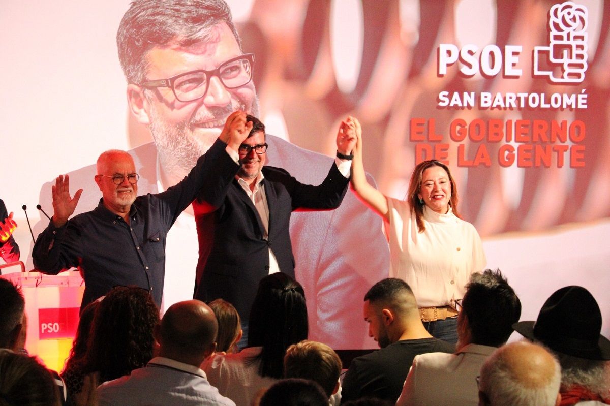 El acto de presentación de la lista del PSOE San Bartolomé 