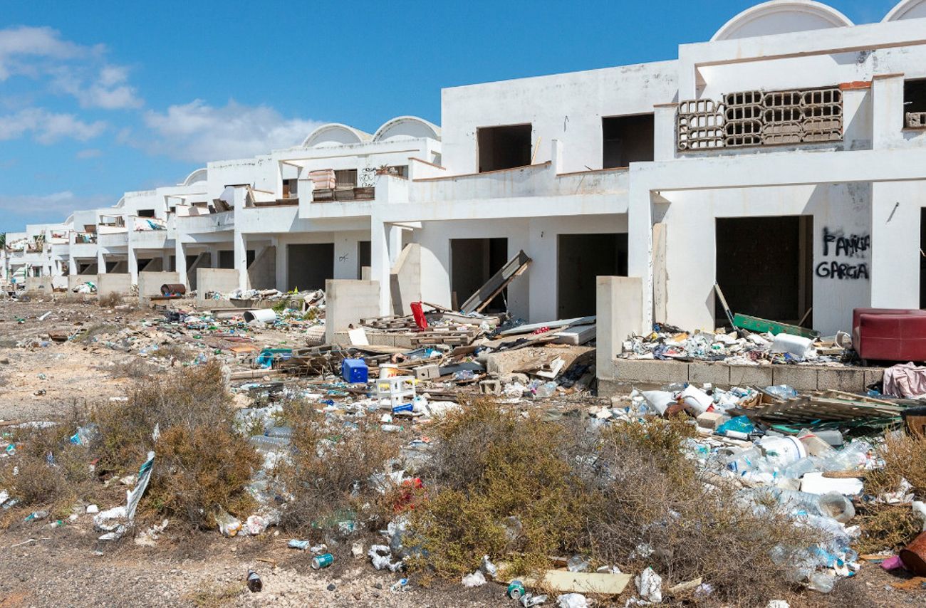 Esqueletos okupados en Costa Teguise (cedida)