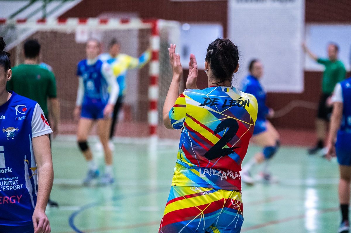 Partido de Balonmano entre Errece Almassora BM y CB Zonzamas Cicas Lanzarote el pasado sábado