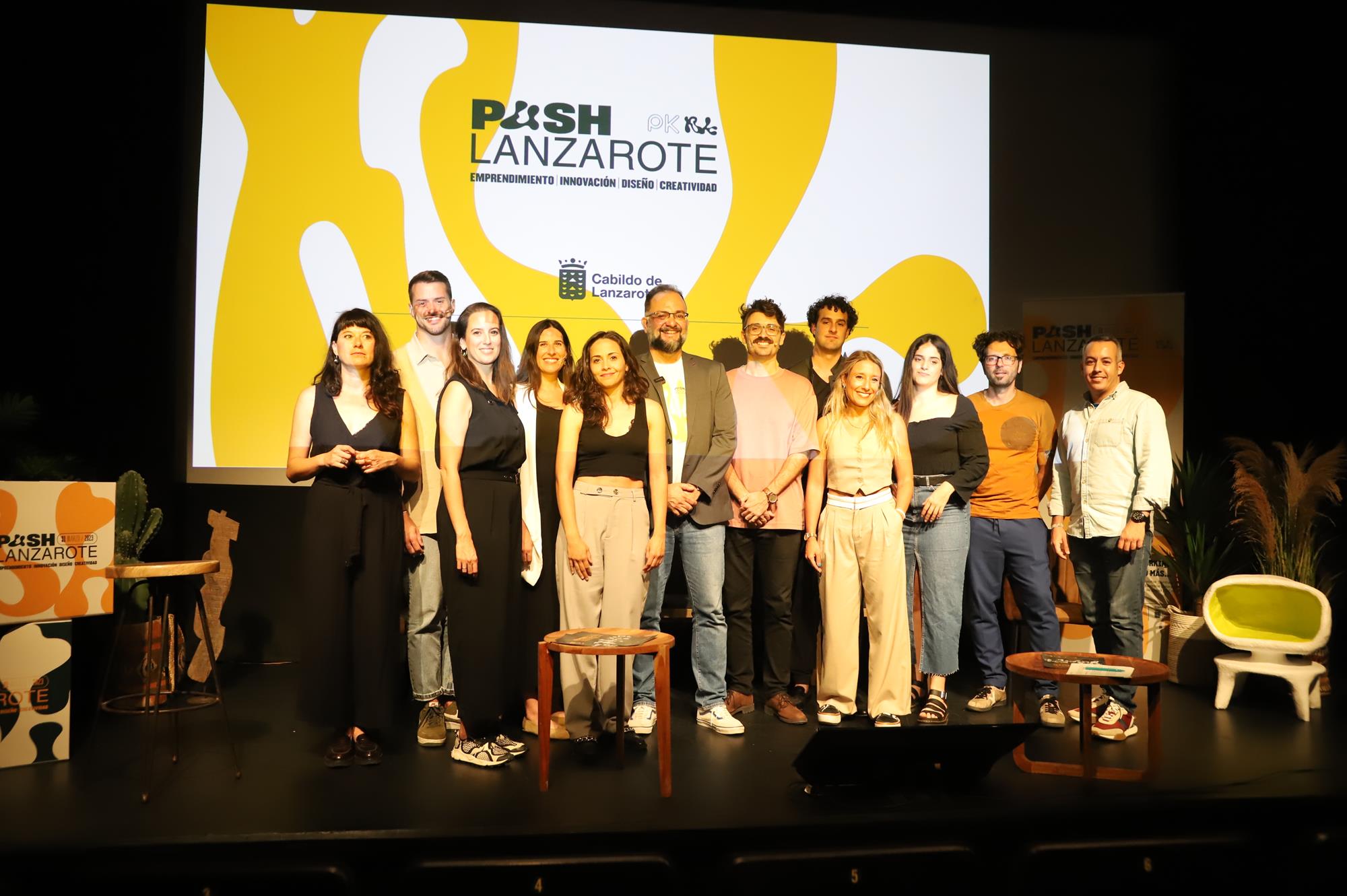 Los participantes en las jornadas 'Push, Lanzarote Emprende'