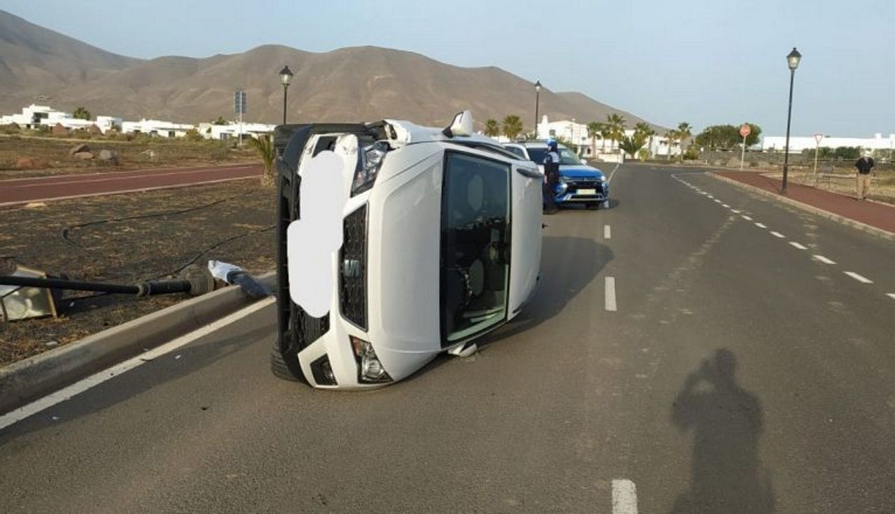 Accidente en Playa Blanca