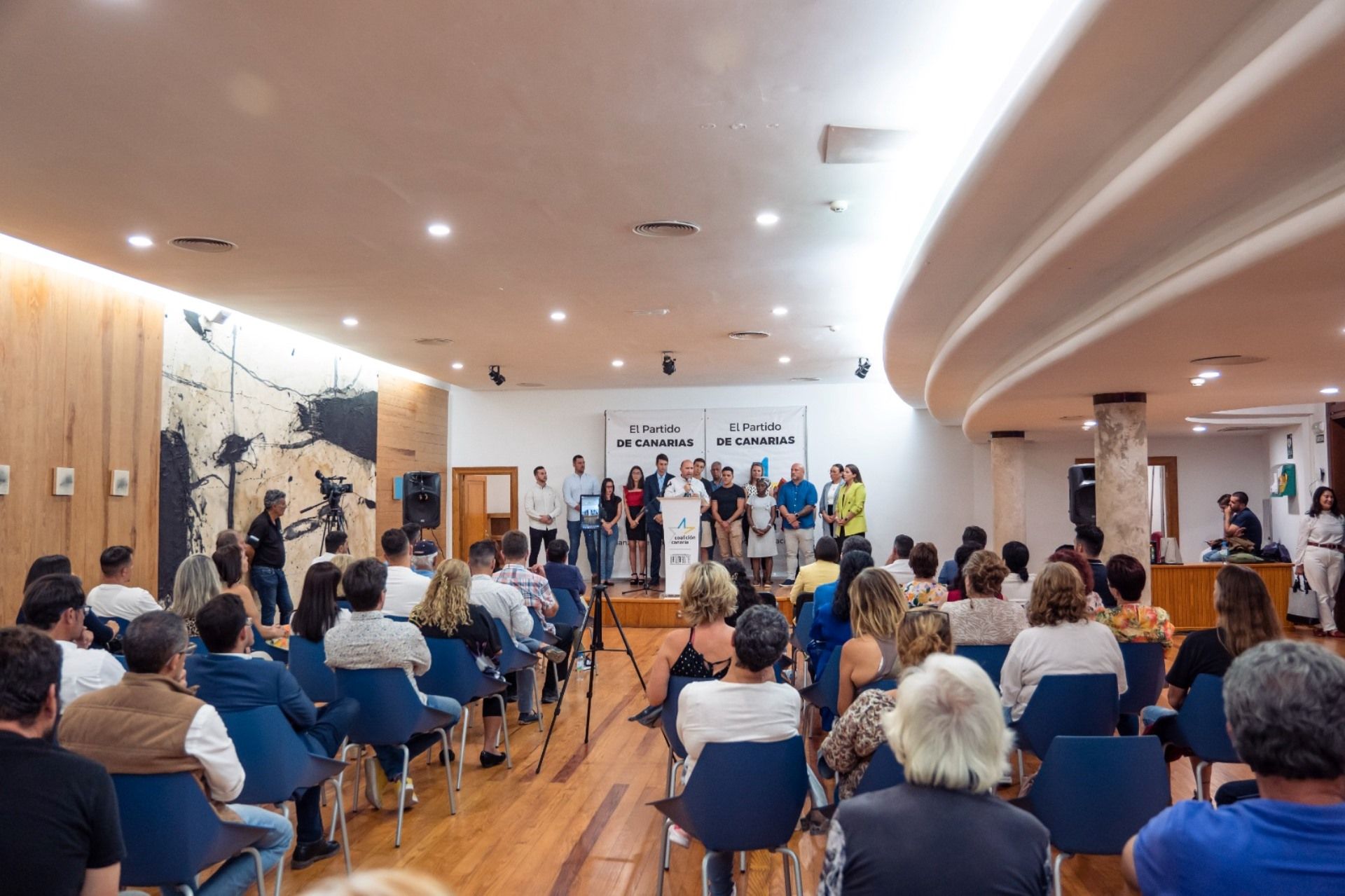 La presentación de la plancha electoral de Coalición Canaria 