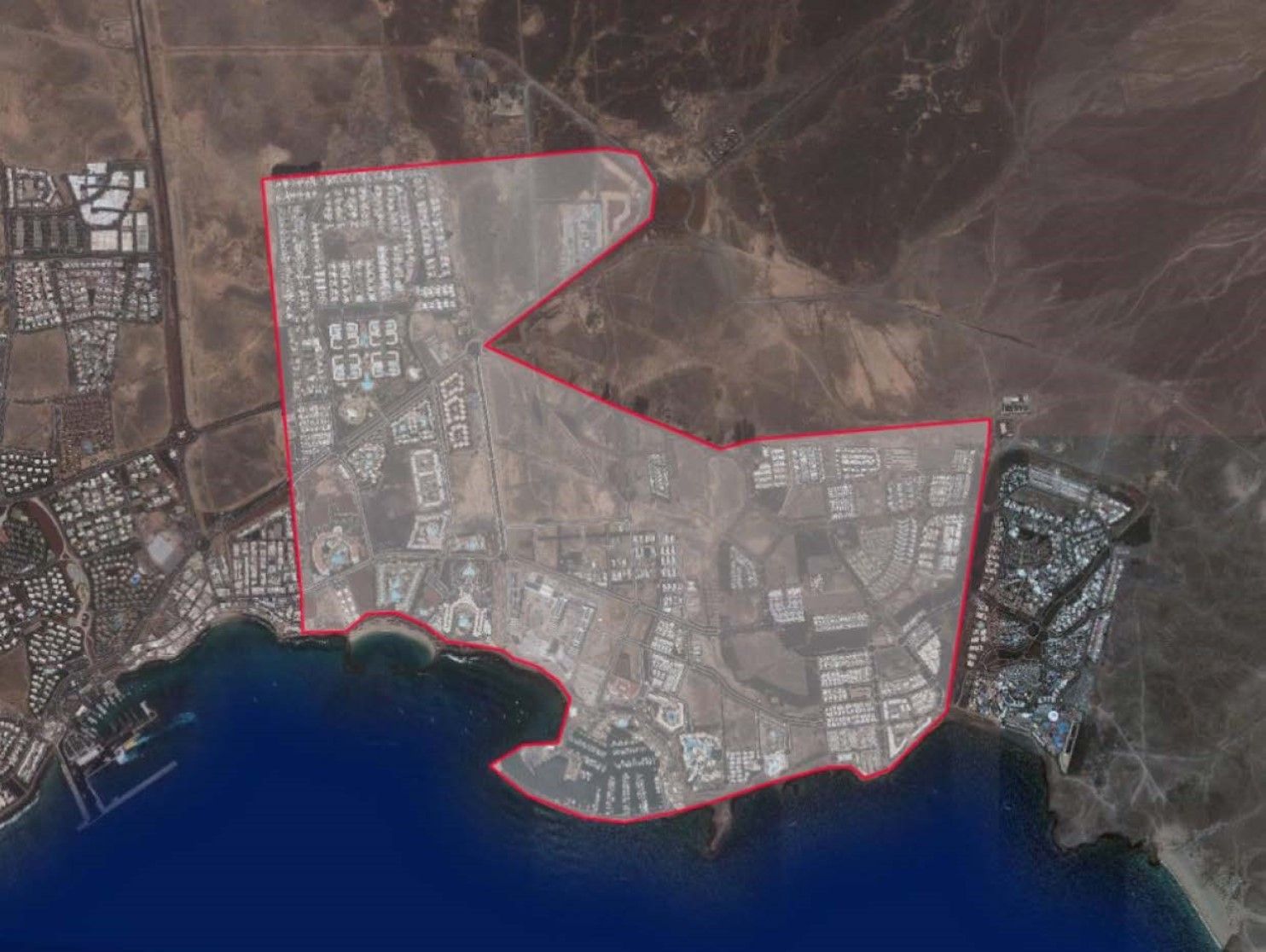 Zona de Playa Blanca en la que habrá un corte en el suministro el próximo jueves 13 de abril