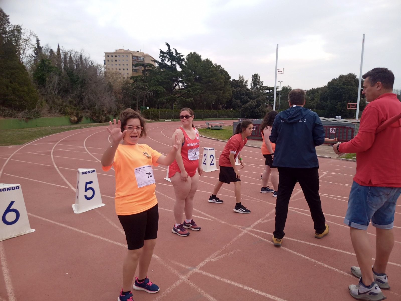 Macarena realizó la prueba de atletismo de 50 metros lisos Macarena realizó la prueba de atletismo de 50 metros lisos
