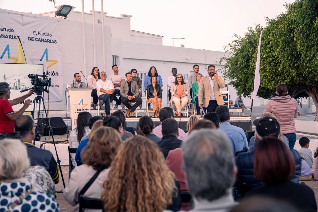 Presentación de la candidatura de CC a San Bartolomé