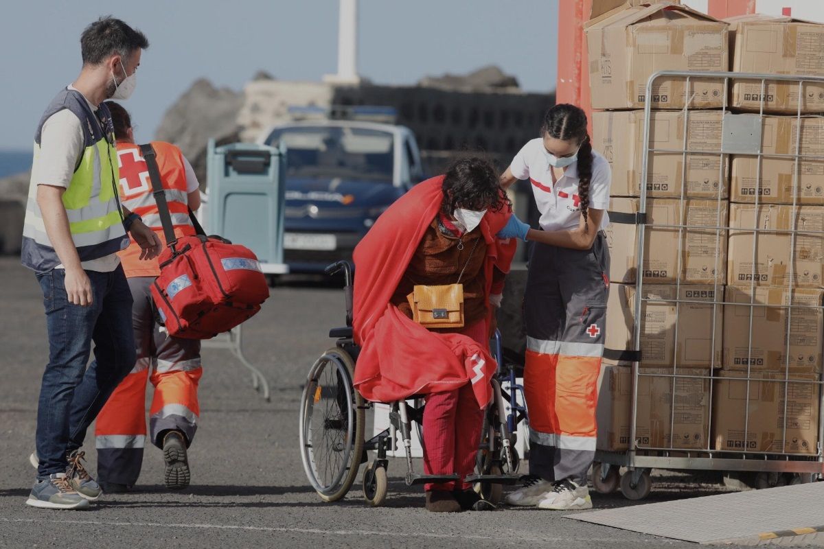 Llegada de migrantes