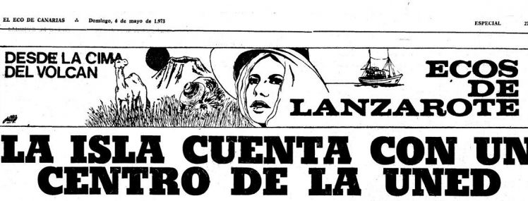 Titular de un reportaje del Eco de Canarias en mayo de 1973 tras la apertura del centro