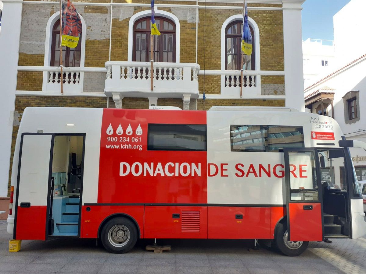 El ICHH activa la campaña de donación de sangre con una unidad móvil en Arrecife