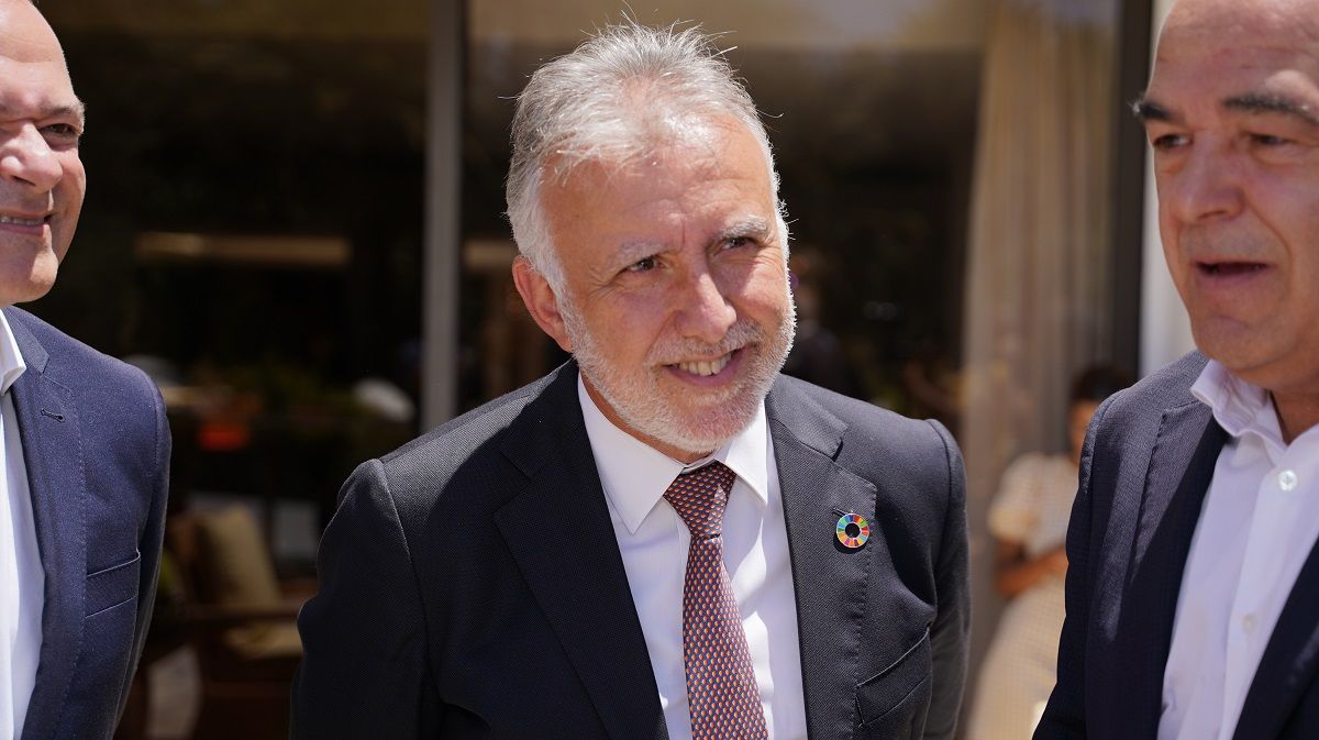 El presidente en funciones del Gobierno de Canarias, Ángel Víctor Torres (PSOE), en una imagen de archivo.