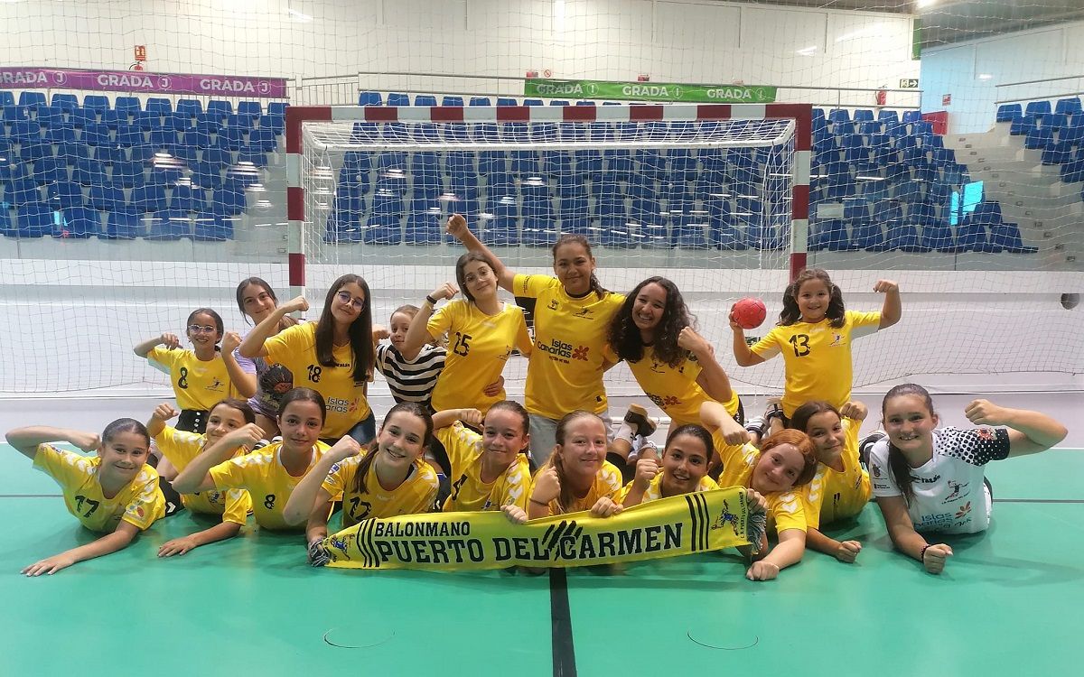 Las alevines del CB Lanzarote Puerto del Carmen se proclaman campeonas de Lanzarote