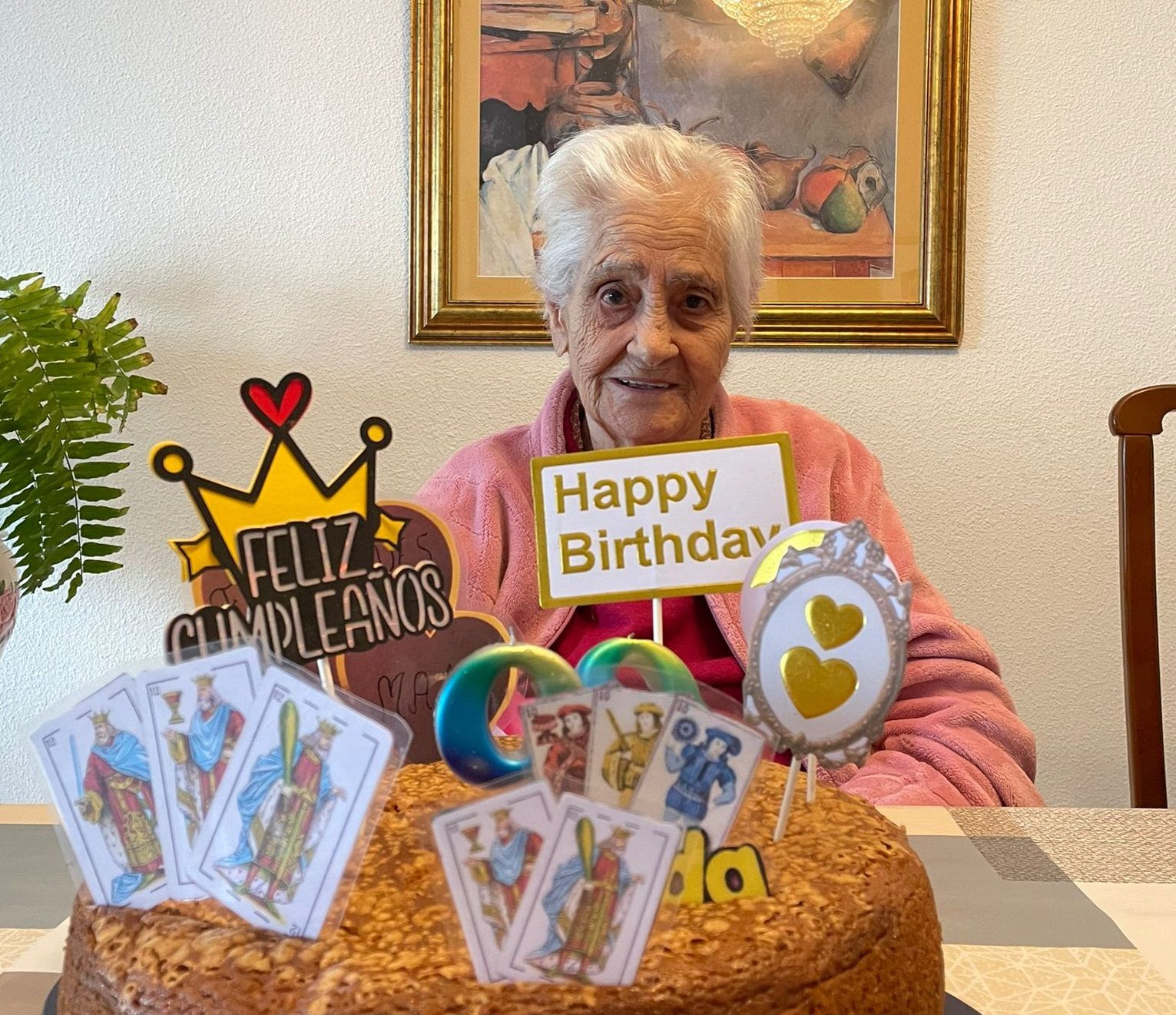 La vecina de Mozaga Socorro Espino cumple 100 años