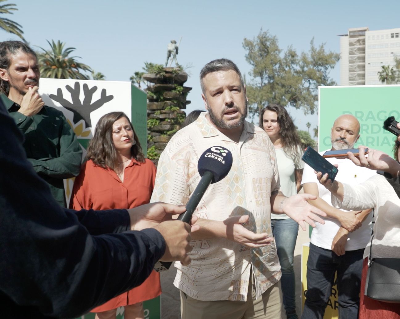 El candidato de Drago Verdes Canarias, al Parlamento canario por Lanzarote, Rafa Jiménez (Drago Verdes Canarias)