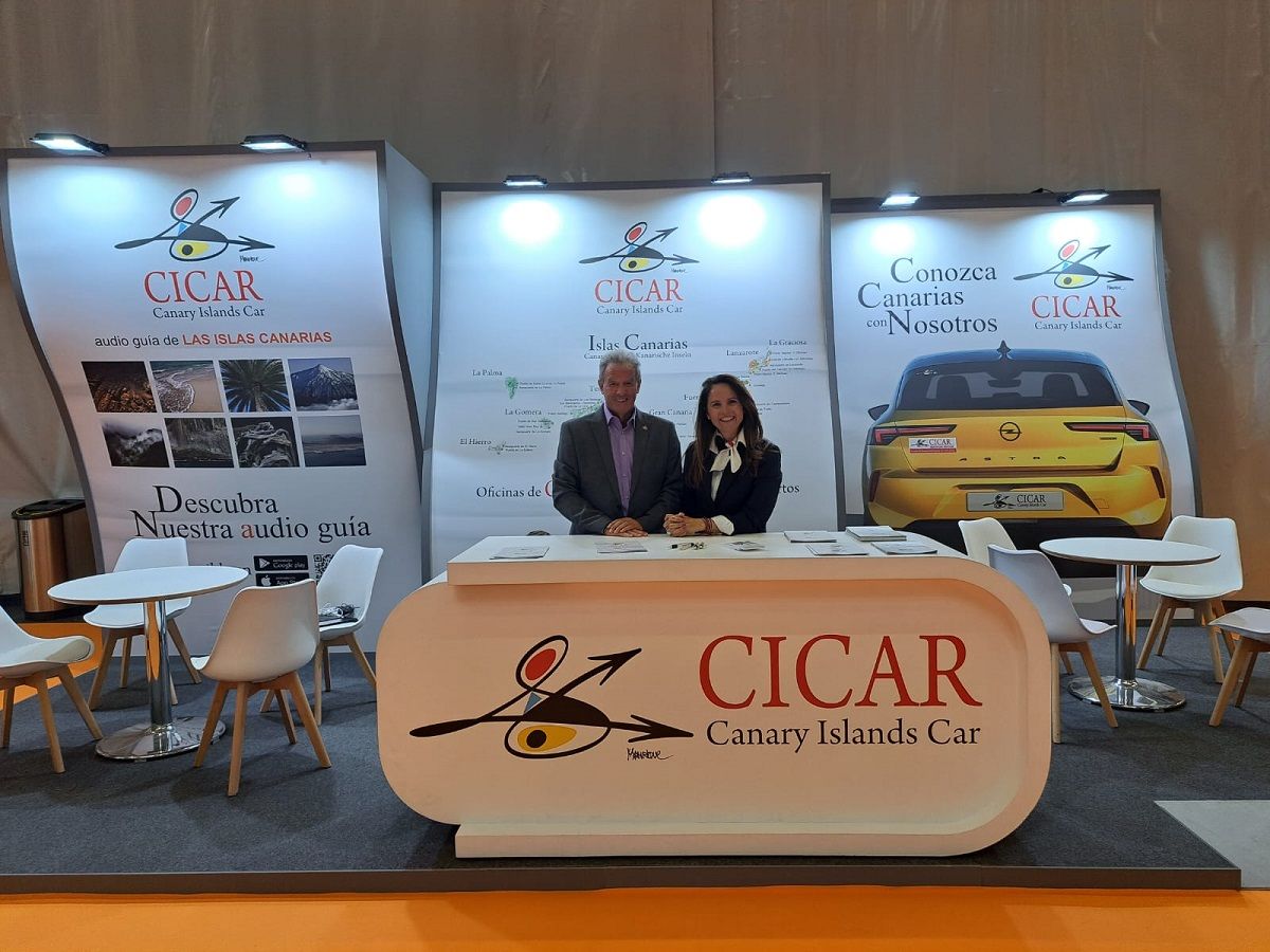 El stand de CICAR en el evento Expovacaciones