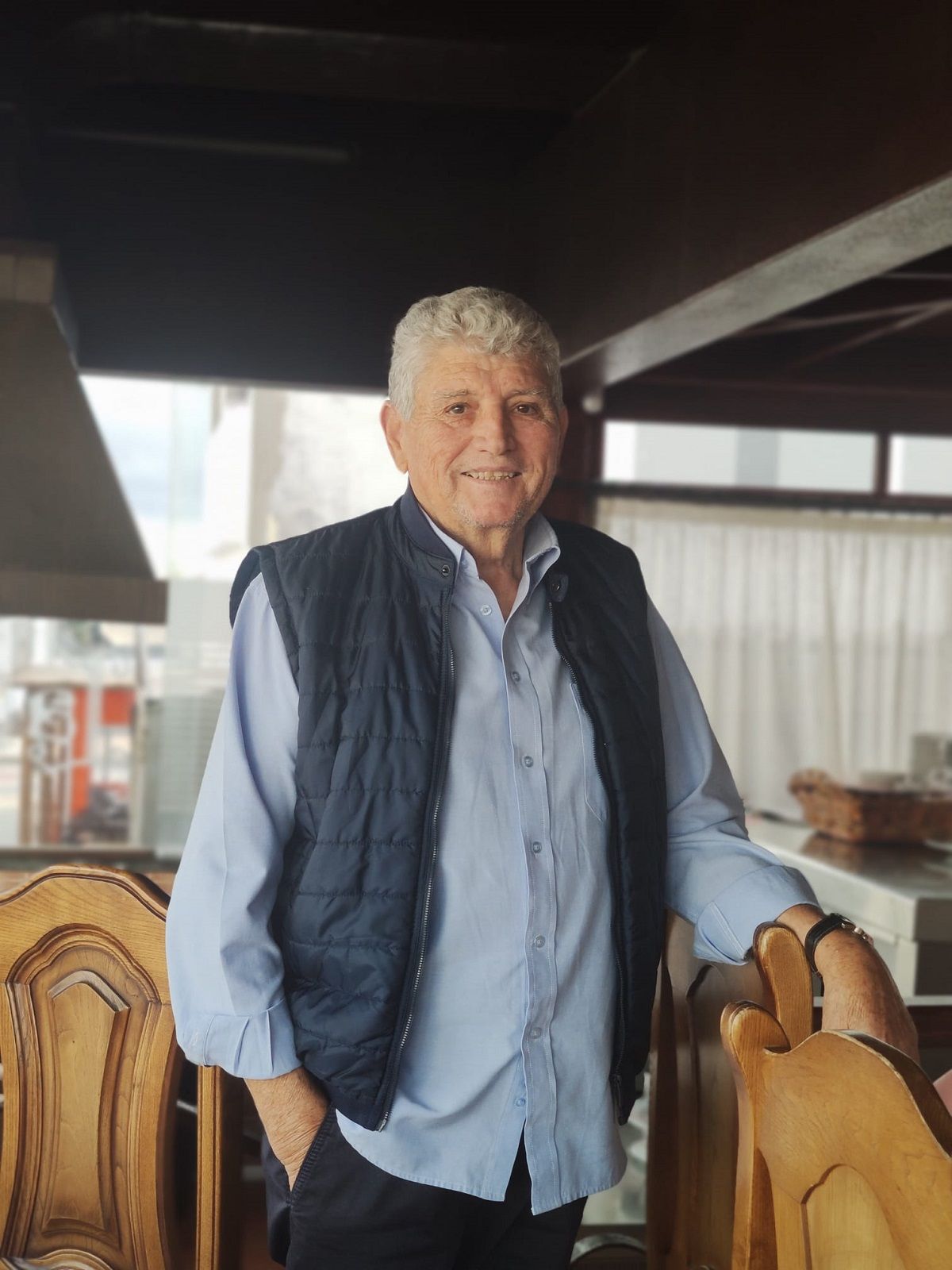 Manuel Cabrera, el propietario del restaurante La Cañada 
