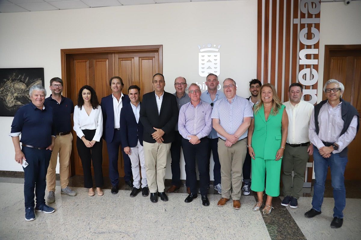 Visita de la delegación de empresarios irlandeses al Cabildo