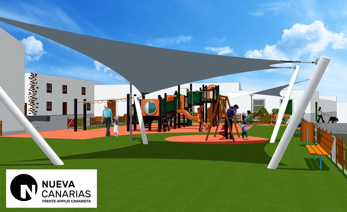 Plan integral de sombras para centros escolares y parques infantiles de Teguise y La Graciosa