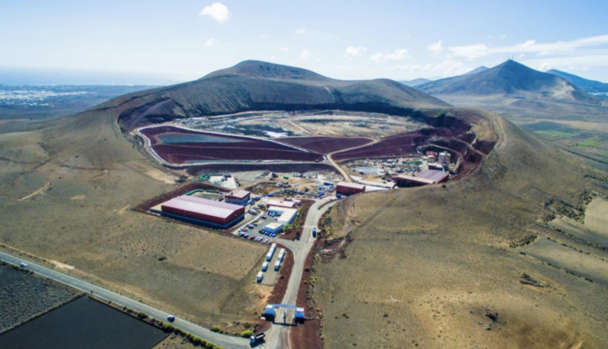 El vertedero de Zonzamas en Lanzarote. Foto: Estudio de la Capacidad de Carga de Lanzarote.