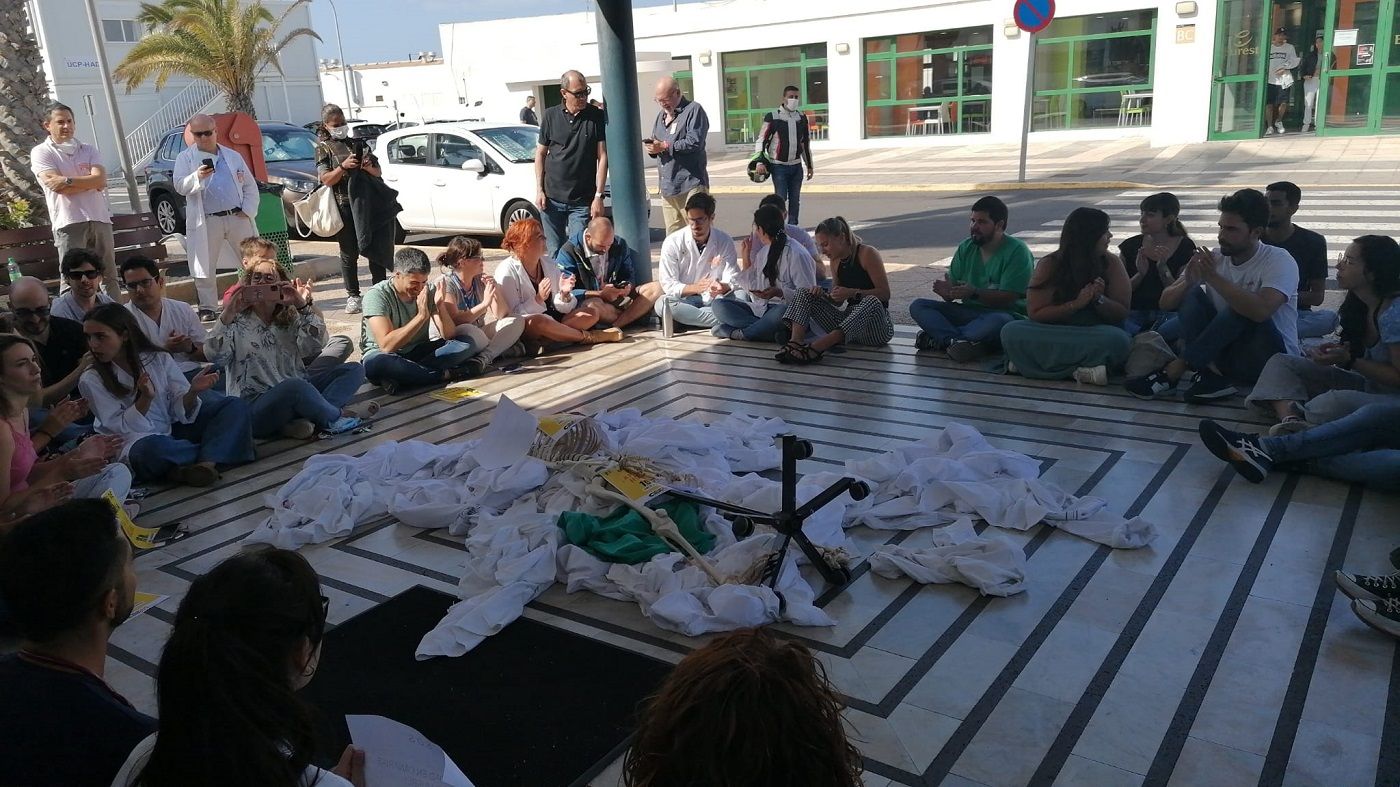 Huelga de los médicos en Lanzarote (Fotos: José Luis Carrasco)