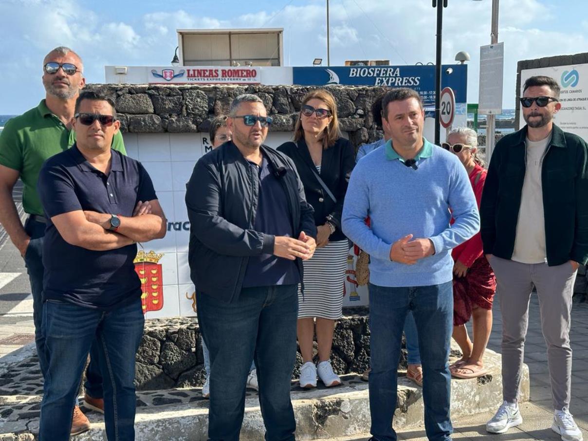 Óscar Noda, candidato de NC al Cabildo junto a Marcos Lemes y Yoné Caraballo