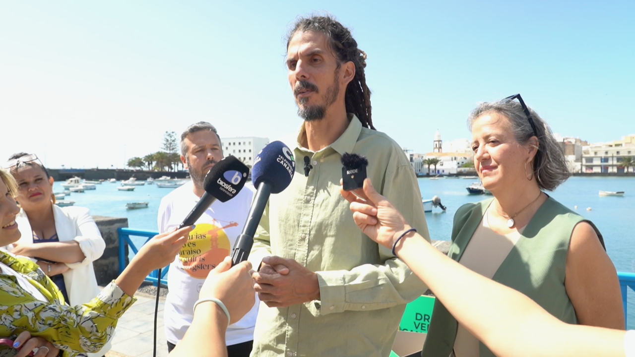 El portavoz de Drago Verdes Canarias, Alberto Rodríguez. Foto: Drago Verdes Canarias.