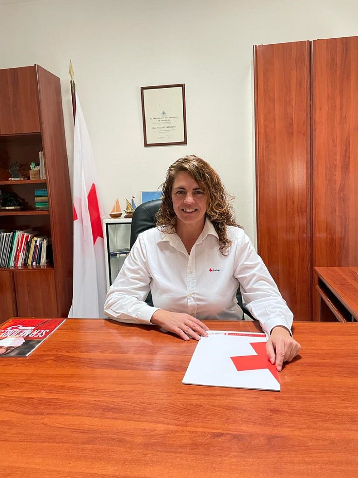 Raquel Galindo, presidenta insular de Cruz Roja Lanzarote