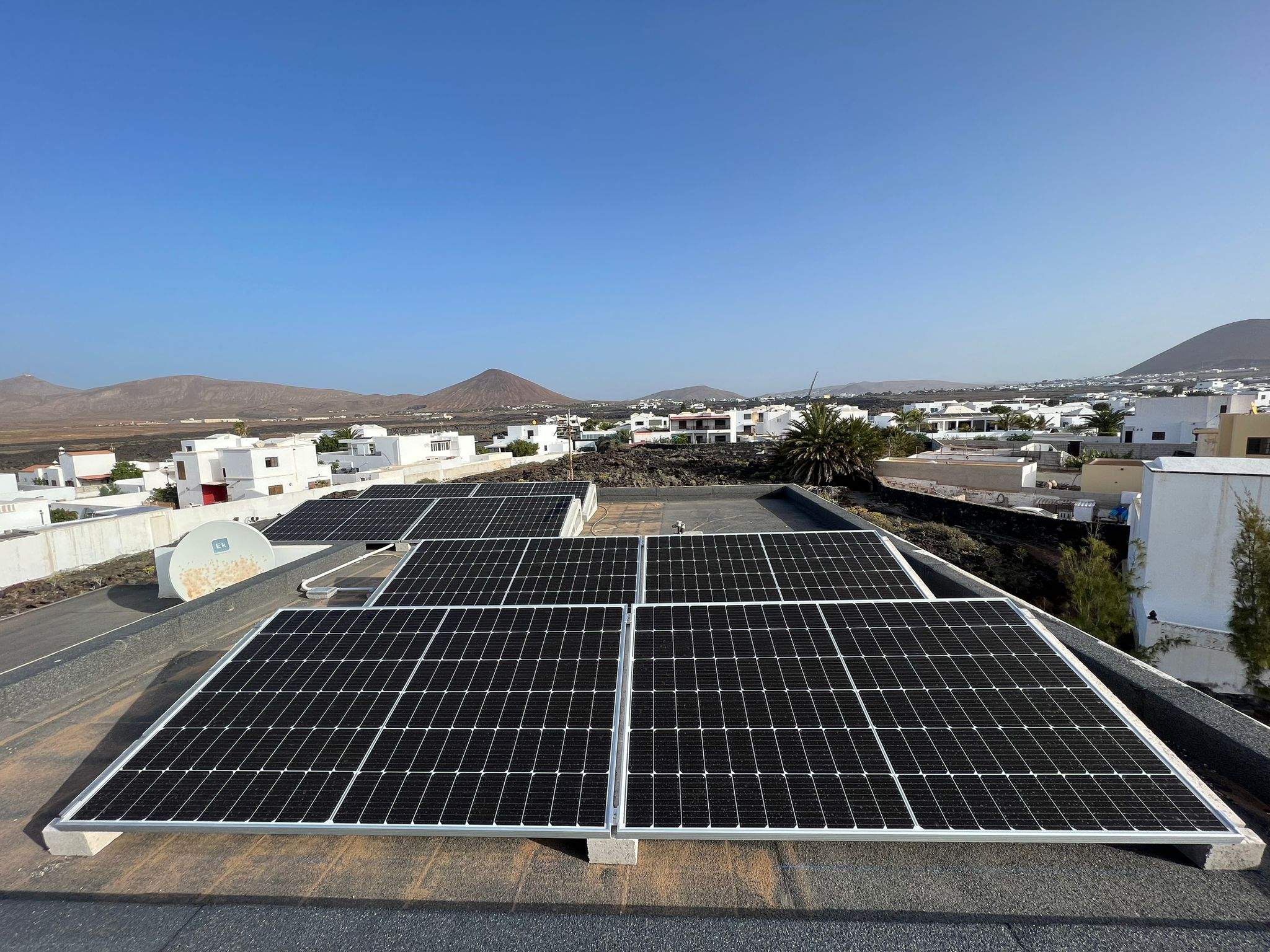 Suntelco's photovoltaic installation in Lanzarote