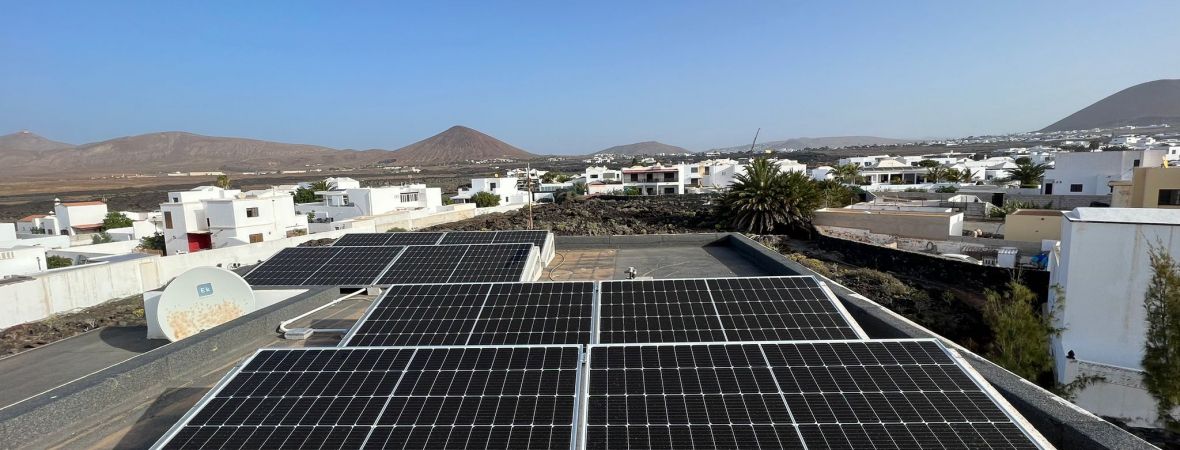 Instalación fotovoltaica de Suntelco en Lanzarote