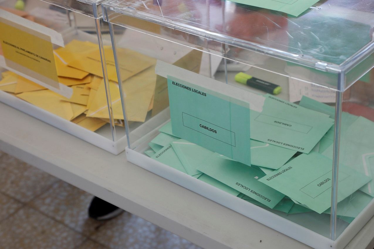 Urnas en las elecciones en una imagen de archivo