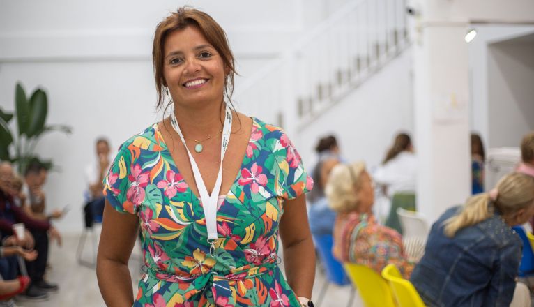 La candidata de CC al Ayuntamiento de Teguise, Olivia Duque. Foto: Andrea Domínguez. La candidata de CC al Ayuntamiento de Teguise, Olivia Duque. Foto: Andrea Domínguez.