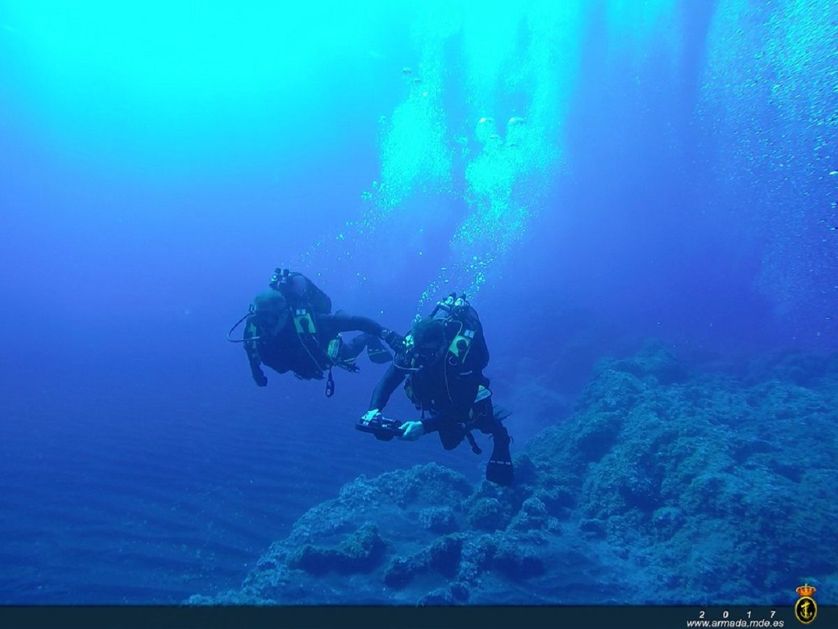 La Unidad de Buceo de Canarias